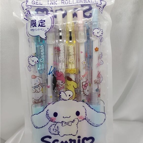 Brand New Set of 6 Sanrio Gel Pens - Picture 3 of 5
